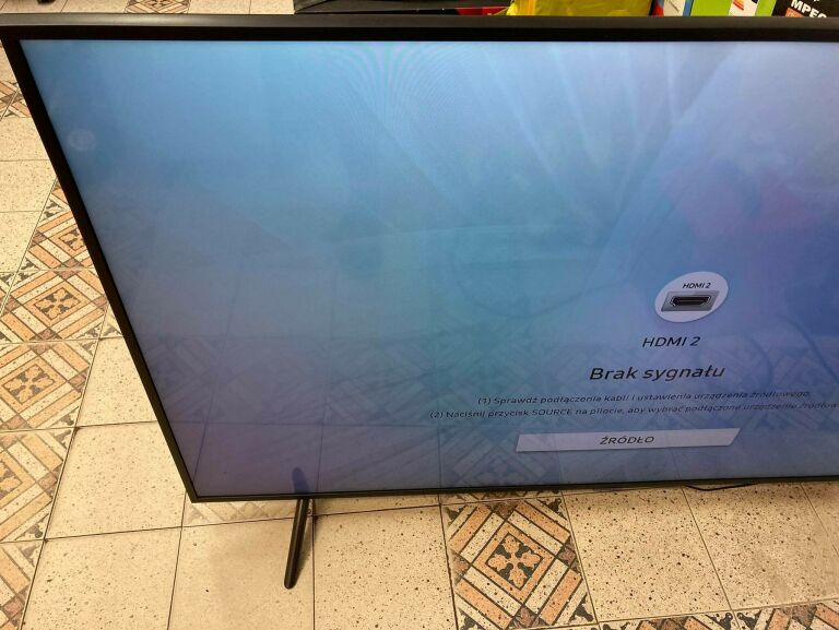 TELEWIZOR SAMSUNG UE55RU7172 55" BRAK PUDEŁKA