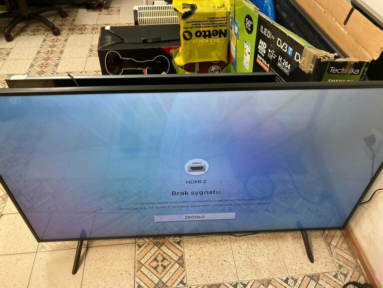 TELEWIZOR SAMSUNG UE55RU7172 55" BRAK PUDEŁKA