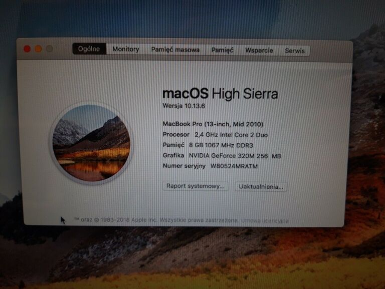 APPLE MACBOOK PRO 13 A1278