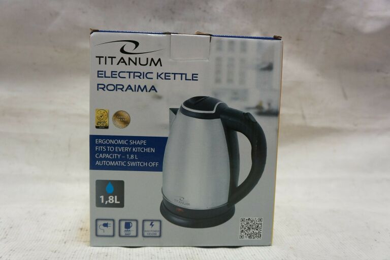 CZAJNIK ELEKTRYCZNY RORAIMA 1,8 L SREBRNY TITANUM