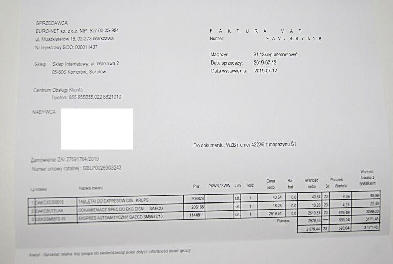 EKSPRES SAECO PICOBARISTO DELUXE SM5572/10