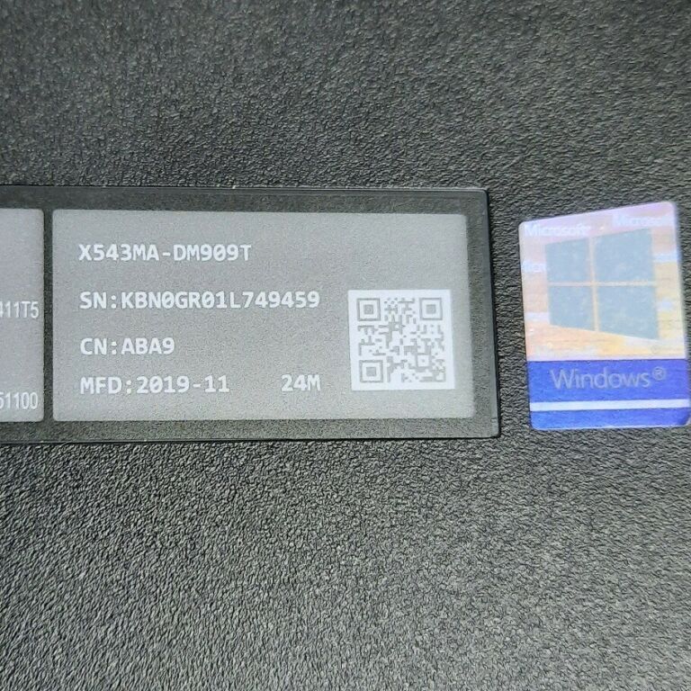 LAPTOP ASUS A543M