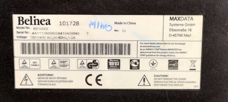 MONITOR BELINEA BB10002