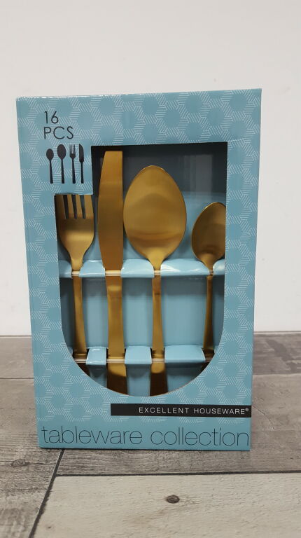 SZTUĆCE EXCELLENT HOUSEWARE 16 SZT W PUDEŁKU