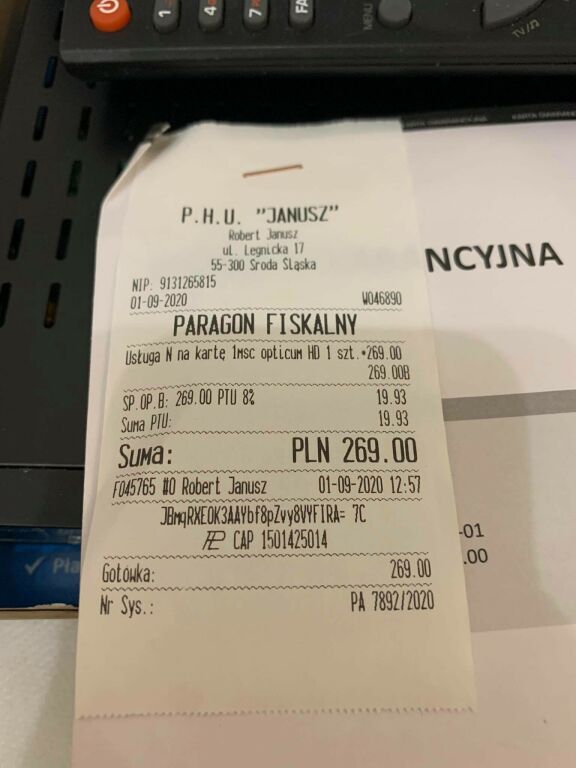 DEKODER OPTICUM ITI HD X8 KPL PUD JAK NOWY +GWARA