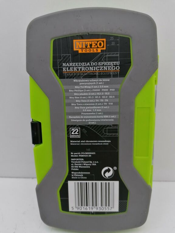 NARZEDZIA DO SPRZĘTU ELEKTRONICZNEGO NITEO TOOLS