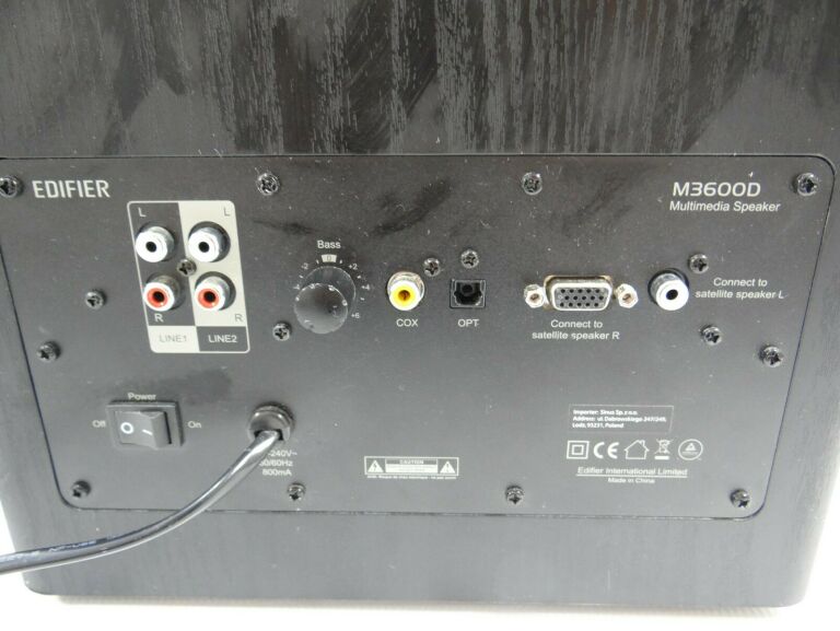 GŁOŚNIK EDIFIER M3600D 2.1 SOUNDSYSTEM