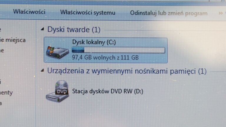 LAPTOP ZEPTO A15 320GB/2GB/USZKODZONY