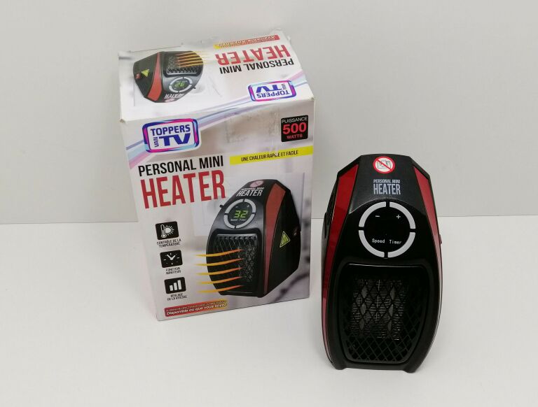 MINI GRZEJNIK ELEKTRYCZNY PERSONAL HEATER 500W