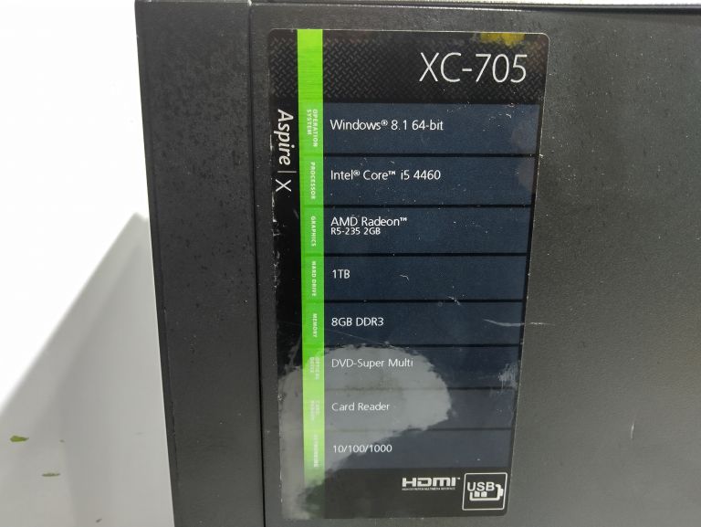 PC ACER XC-705 I5-446 /R5-235 2GB/W8.1/ 1TB/8GB