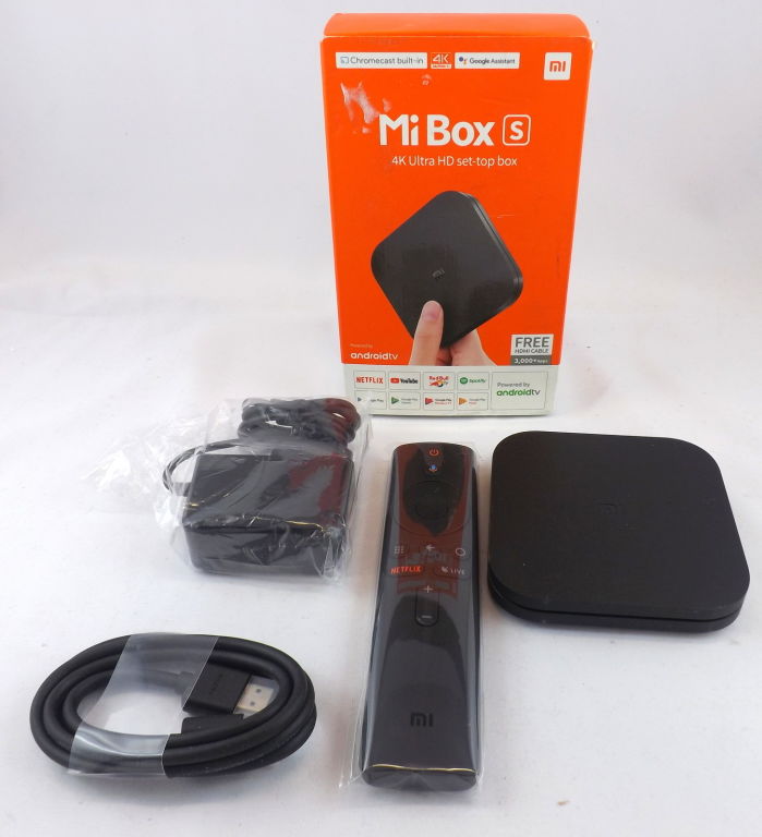 XIAOMI MI BOX S 4K HDR ANDROID TV 8.1 SMART