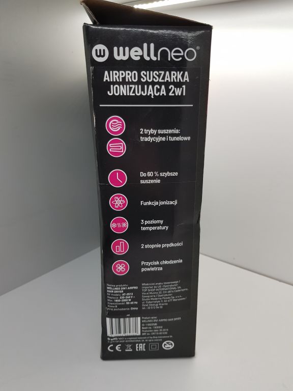 SUSZARKA WELLNEO 2W1 2000W