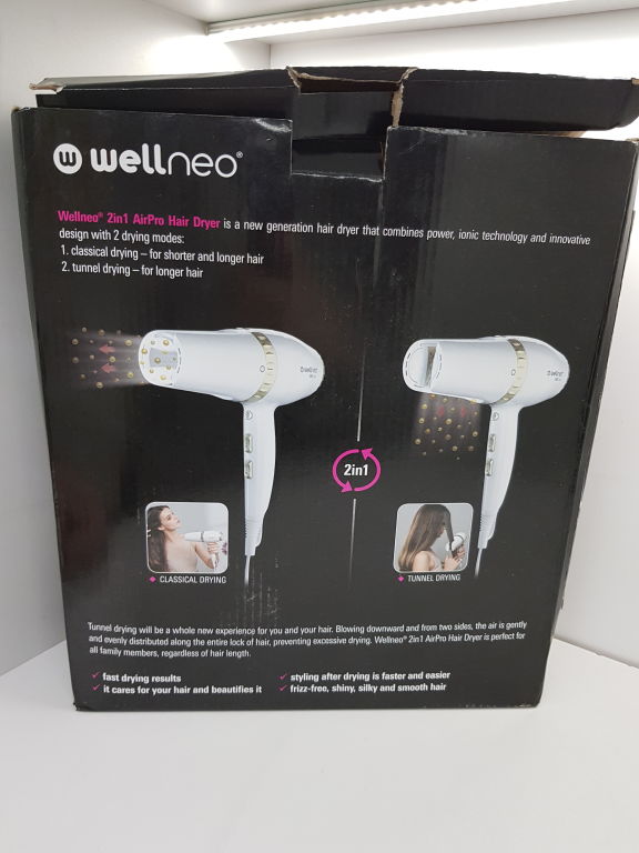 SUSZARKA WELLNEO 2W1 2000W