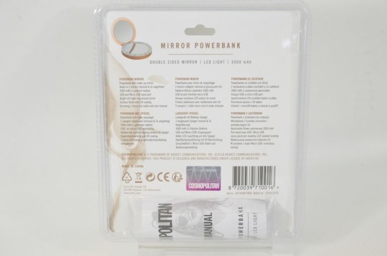 POWERBANK COSMOPOLITAN Z LUSTERKIEM 3000MAH