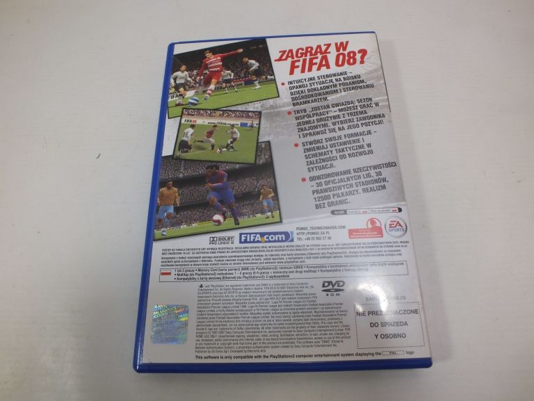 GRA NA KONSOLE PS2 FIFA 08
