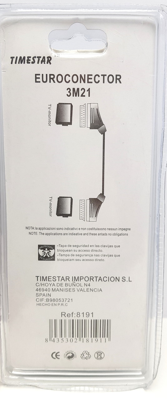 kabel-euro-3m-timestar-stan-uzywany
