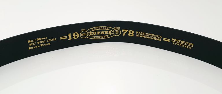 PASEK MĘSKI DIESEL X05108 R.105 BRĄZ