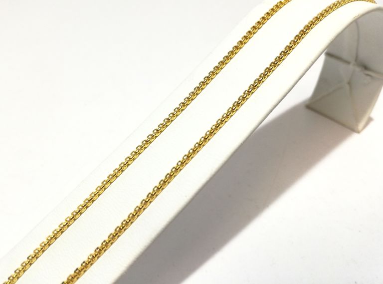 niespotykany-zloty-lancuszek-pr585-308g-kostka-stan-uzywany