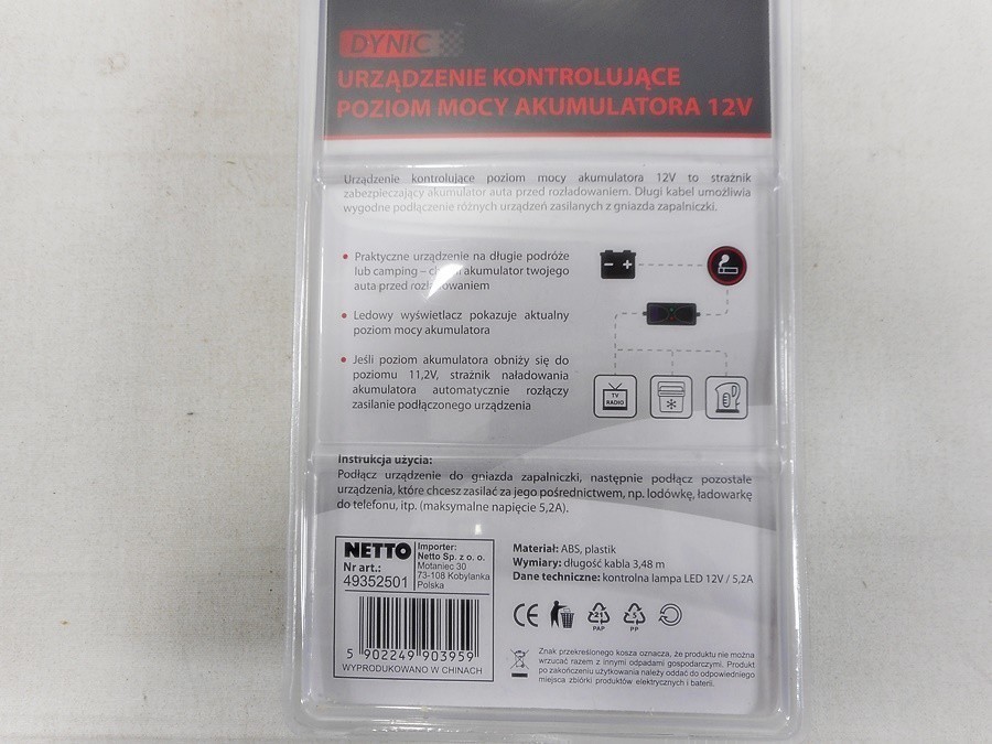 dynic-urzadzenie-kontrolujace-poziom-mocy-12v-n-stan-uzywany