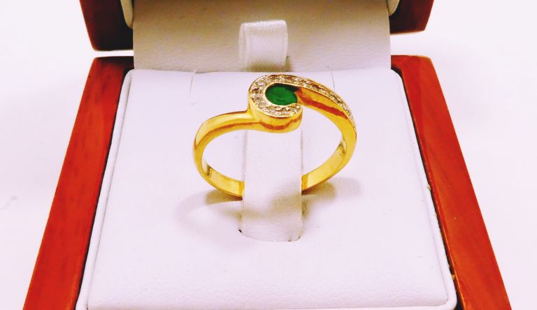 ladny-zloty-pierscionek-263g-585-r17-trocka-11-warszawa