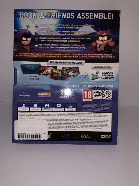 GRA NA PS4 SOUTH PARK THE FRACTURED BUT WHOLE