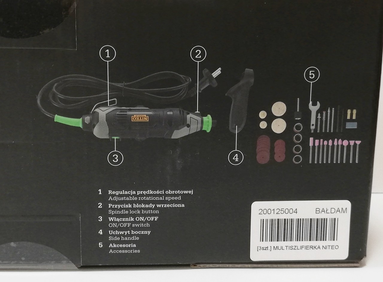 multiszlifierka-niteo-tools-stan-nowy