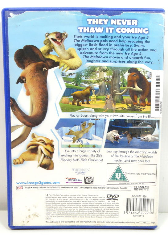 PS2 ICE AGE 2 THE MELTDOWN
