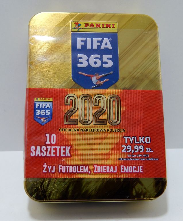 NAKLEJKI 50SZT FIFA 365 2020 PUSZKA