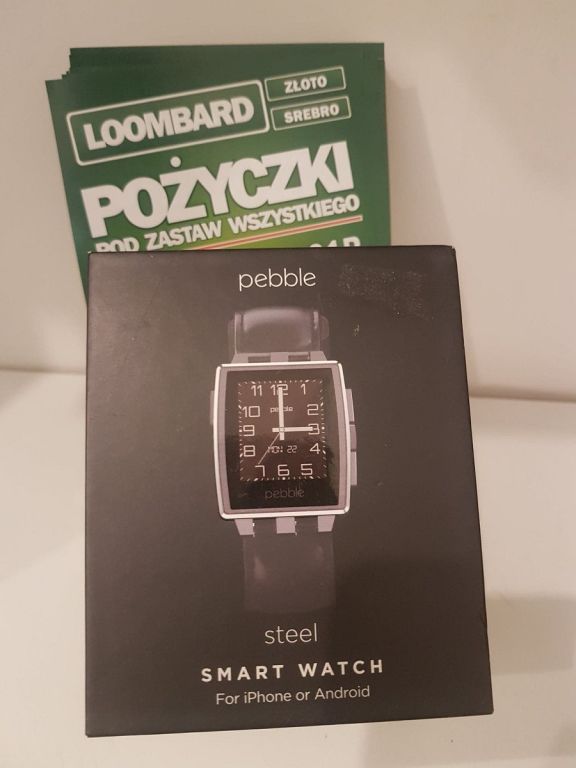 SMART WATCH PEBBLE STEEL
