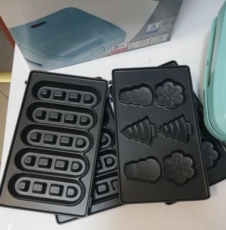 gofrownica-3w1-quigg-akcesoria-stan-uzywany