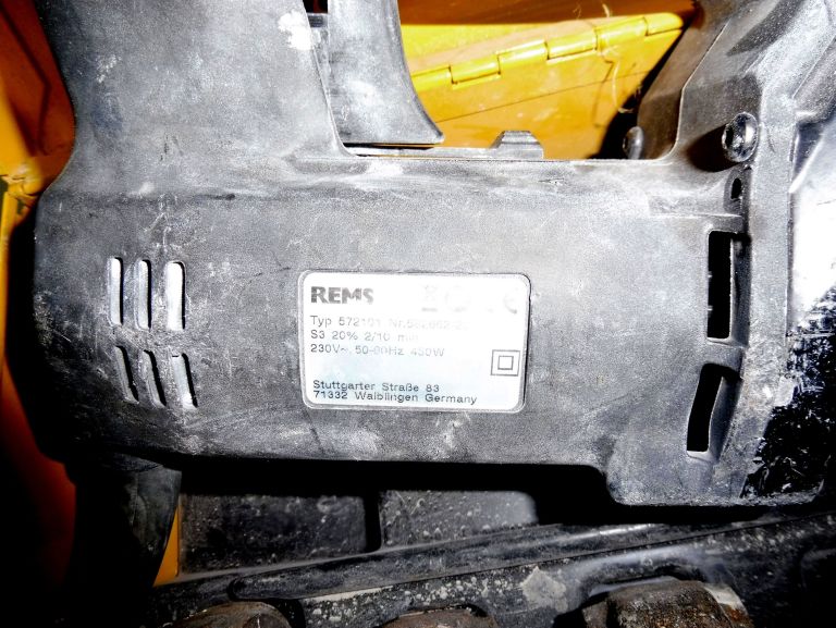 ZACISKARKA REMS 572101 KOMPLET + 3X CĘGI REMS H16