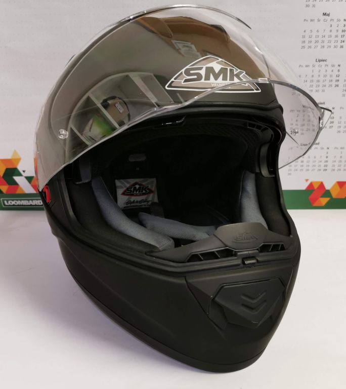 KASK INTEGRALNY SMK TWISTER MATT BLACK MA200 (M)