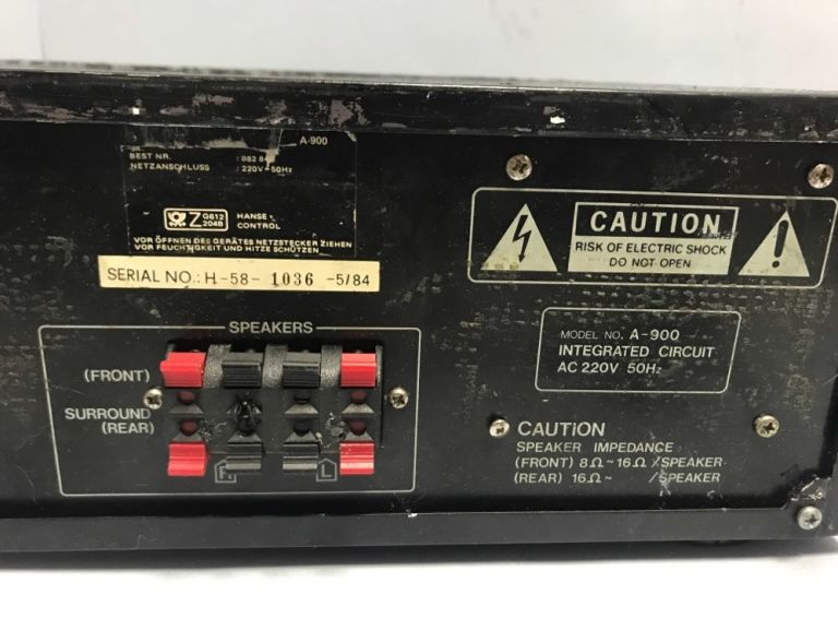 WZMACNIACZ SOUNDWAVE A900 USZKODZONY