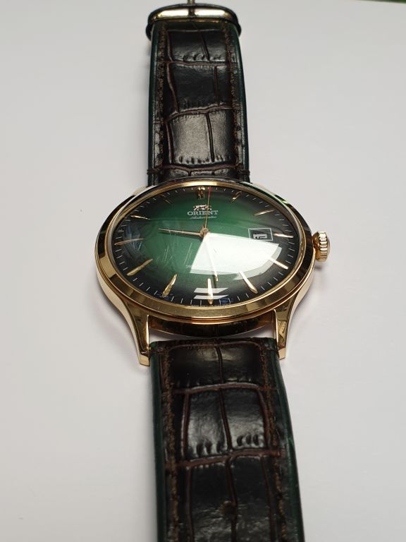 ZEGAREK ORIENT BAMBINO V4 ZIELONY KLASYK