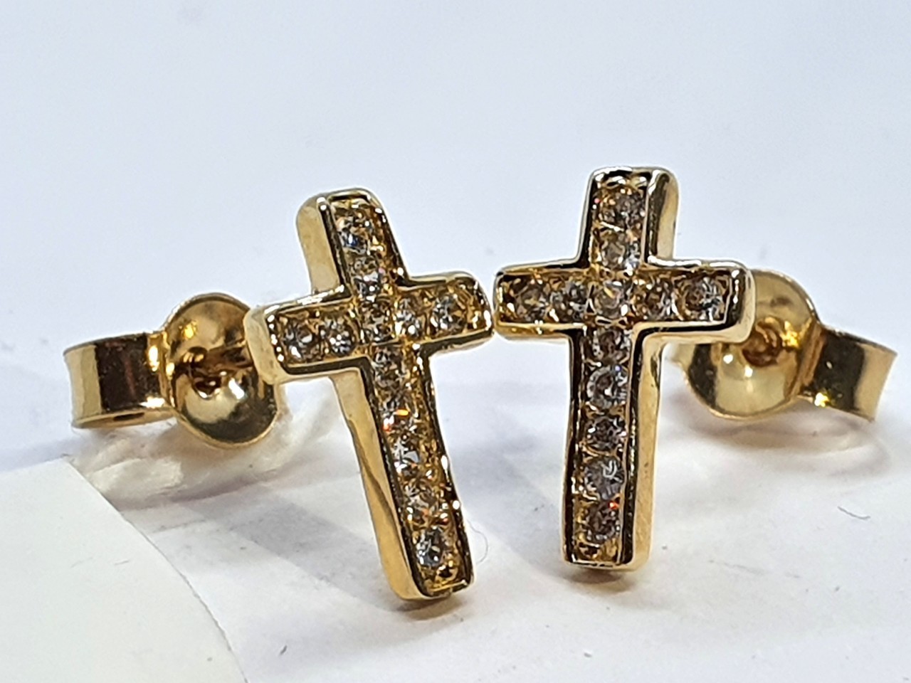 zlote-kolczyki-krzyzyki-pr585-120g-kamien-cyrkonia