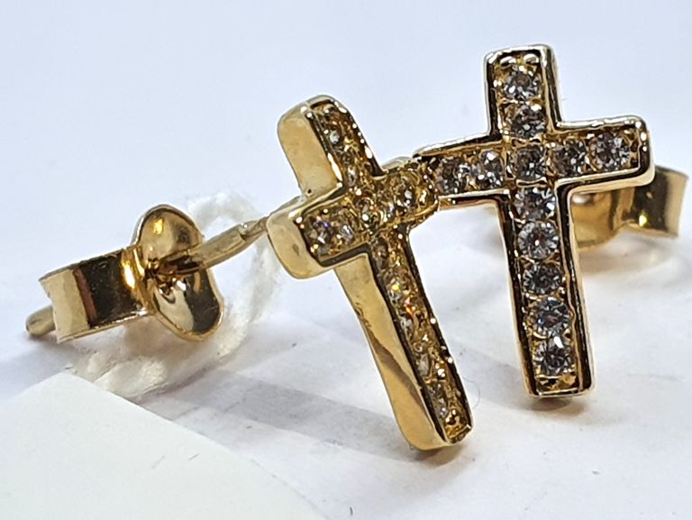 zlote-kolczyki-krzyzyki-pr585-120g-motyw-krzyzyk