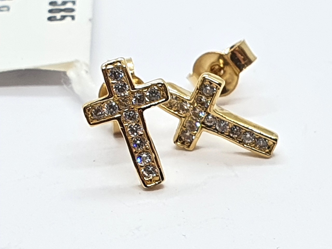 zlote-kolczyki-krzyzyki-pr585-120g-stan-powystawowy