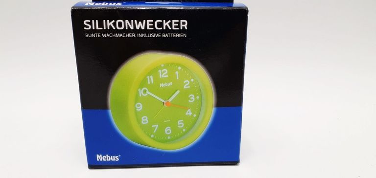 ZEGAREK SILIKONOWY NEONOWY ZIELEŃ MEBUS