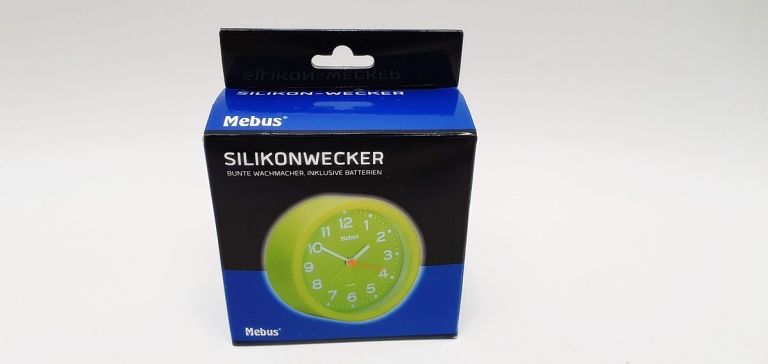ZEGAREK SILIKONOWY NEONOWY ZIELEŃ MEBUS