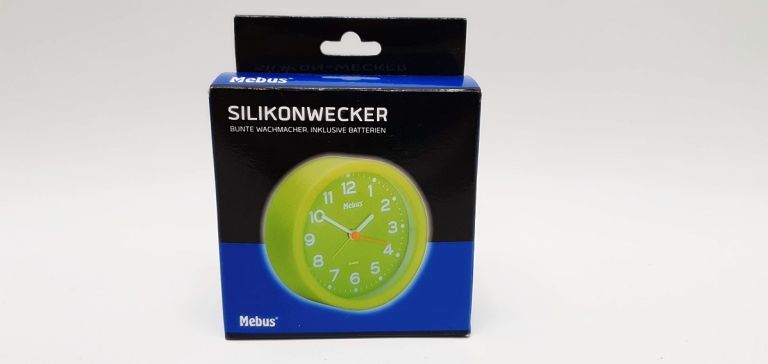 ZEGAREK SILIKONOWY NEONOWY ZIELEŃ MEBUS