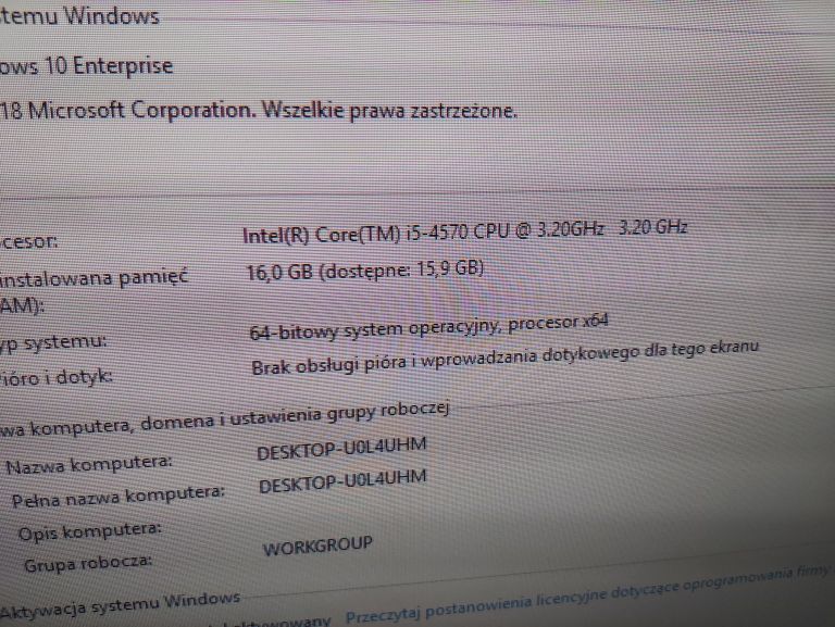 KOMPUTER DLA GRACZA I5 4X3.2GHZ/16GB/128SSD/XONAR