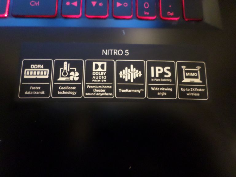 LAPTOP ACER NITRO 5 N17C4 1 TB 8 RAM I5