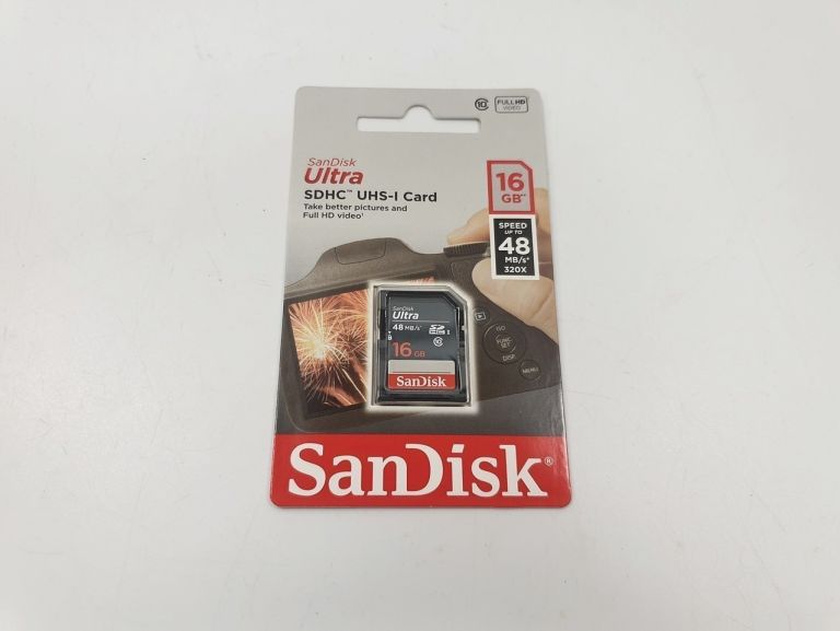 SANDISK KARTA PAMIĘCI ULTRA SDHC 16 GB 48/MB/S