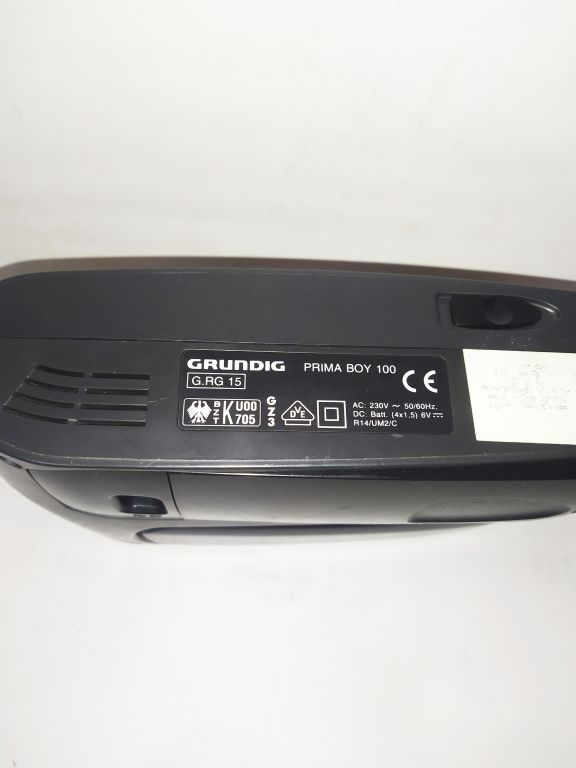 RADIO GRUNDIG PRIMA BOY 100 BRAK KABLA ZASILAJACE