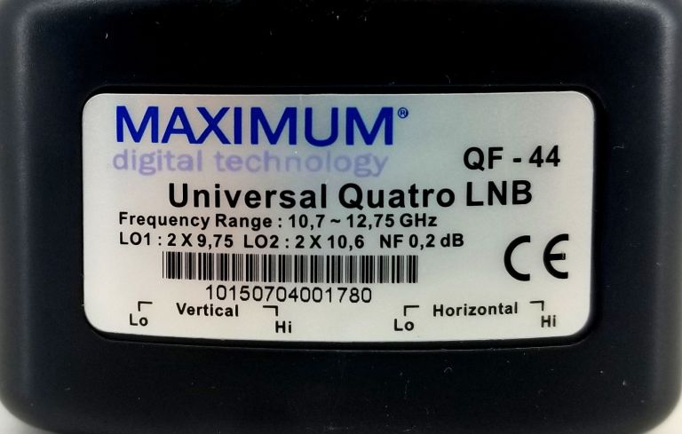 KONWERTER UNIVERSAL QUATTRO LNB QF-44