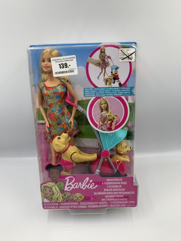 ZABAWKA LALKA BARBIE SPACER Z PIESKAMI CNB21