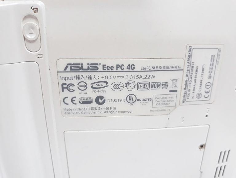 LAPTOP ASUS EEE PC 4G - NA CZĘŚCI