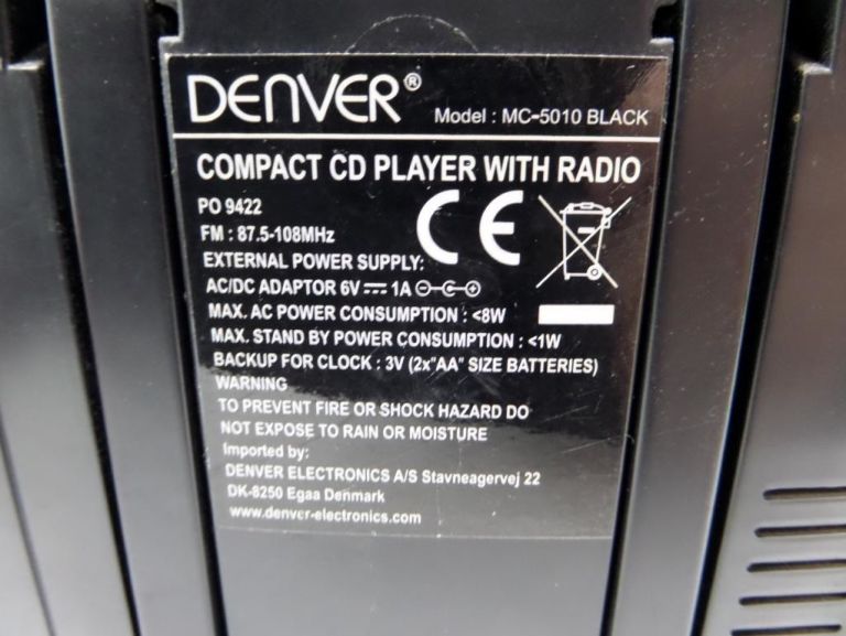 ODTWARZACZ DENVER MC-5010