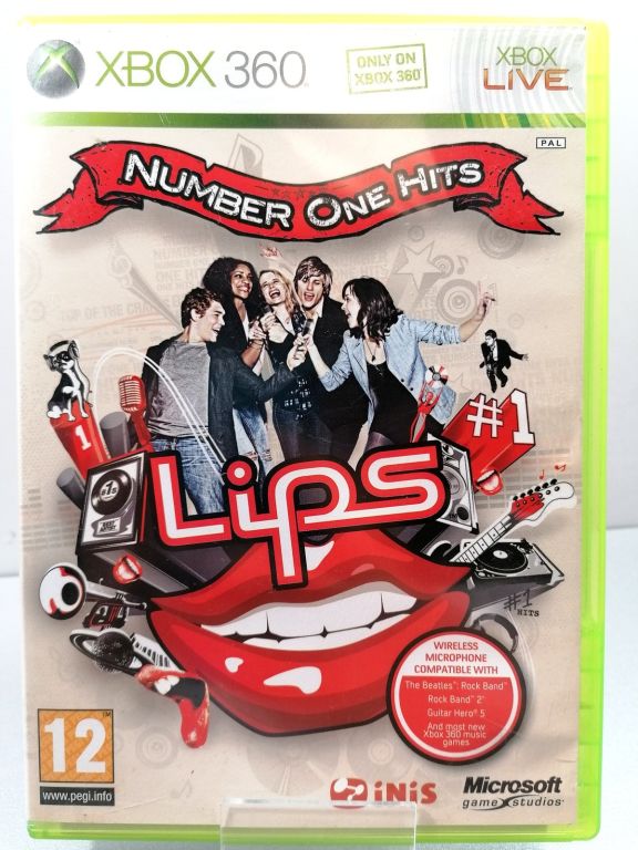 GRA XBOX 360 LIVE LIPS NUMBER ONE HITS