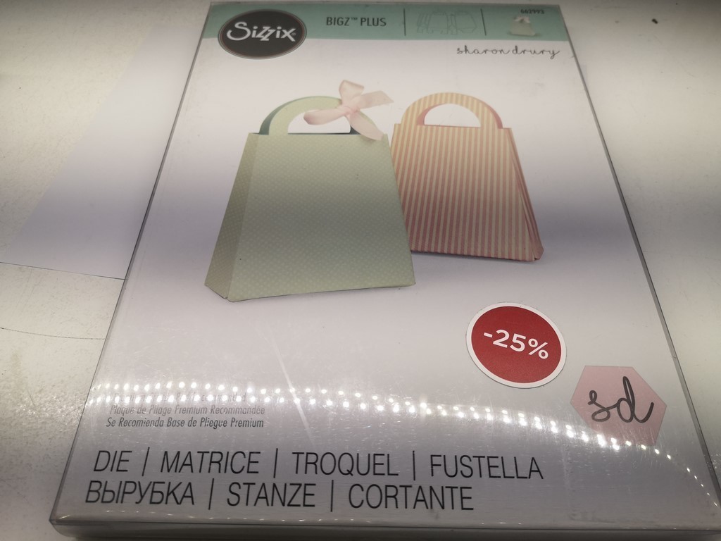 WYKROJNIK BIGZ PLUS - SIZZIX - GIFT BAG, Szablony, maski, wykrojniki